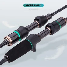  UL Fishing Spinning Rod Ultralight Carbon Fiber Solid Tips Lure Casting Fishing Rods 1.5/1.68/1.8/2.1m Pesca Bait WT 0.5-8g 