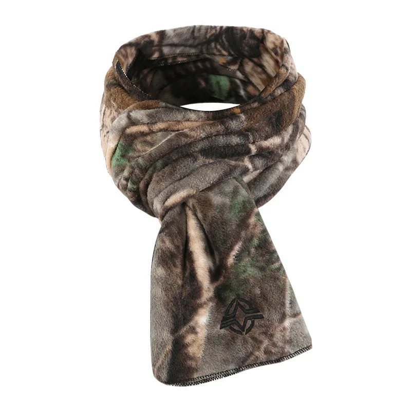 Scarf Leaf Зимние ветрозащитные шапки для туризма Мужская теплая шапка флис Балаклава лыжные шапочки велосипед Охота мотоциклетный шлем шляпа - Цвет: Scarf Leaf