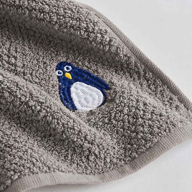  Sanli Kids' Towel Pure Cotton Absorbent Quick Drying Baby Nursery Embroidery Handkerchief Face Wash