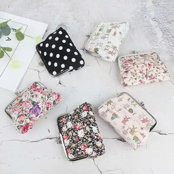 

Kawaii Children Wallet Canvas Women Coin Purse Small Bag Coin Plush Purse Wallet Girl Little Bag For Ladies Small Floral Pouch