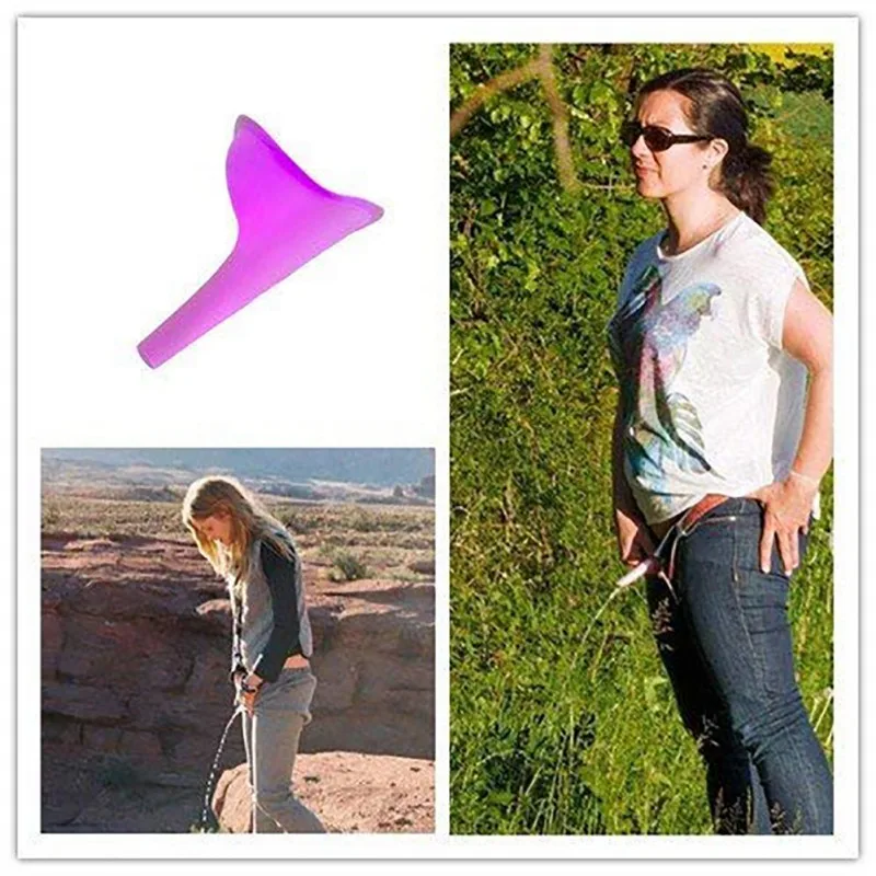 

Free shipping multi tool Urinal Urine Collector Lady Portable Emergency Standing Toilet Travel Device For Pregnant Woman Elderly