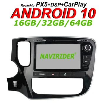 

Navirider GPS navigation For Mitsubishi Outlander 2015 touch screen Car DVD android 10 64gb rom radio bluetooth player stereo