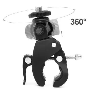 

Golf Bag Clip Motion Camera Bracket Sun Visor Driving Light Bar Car Fixed Clip Pliers Strong Clip 360° Rotating Driving Recorder