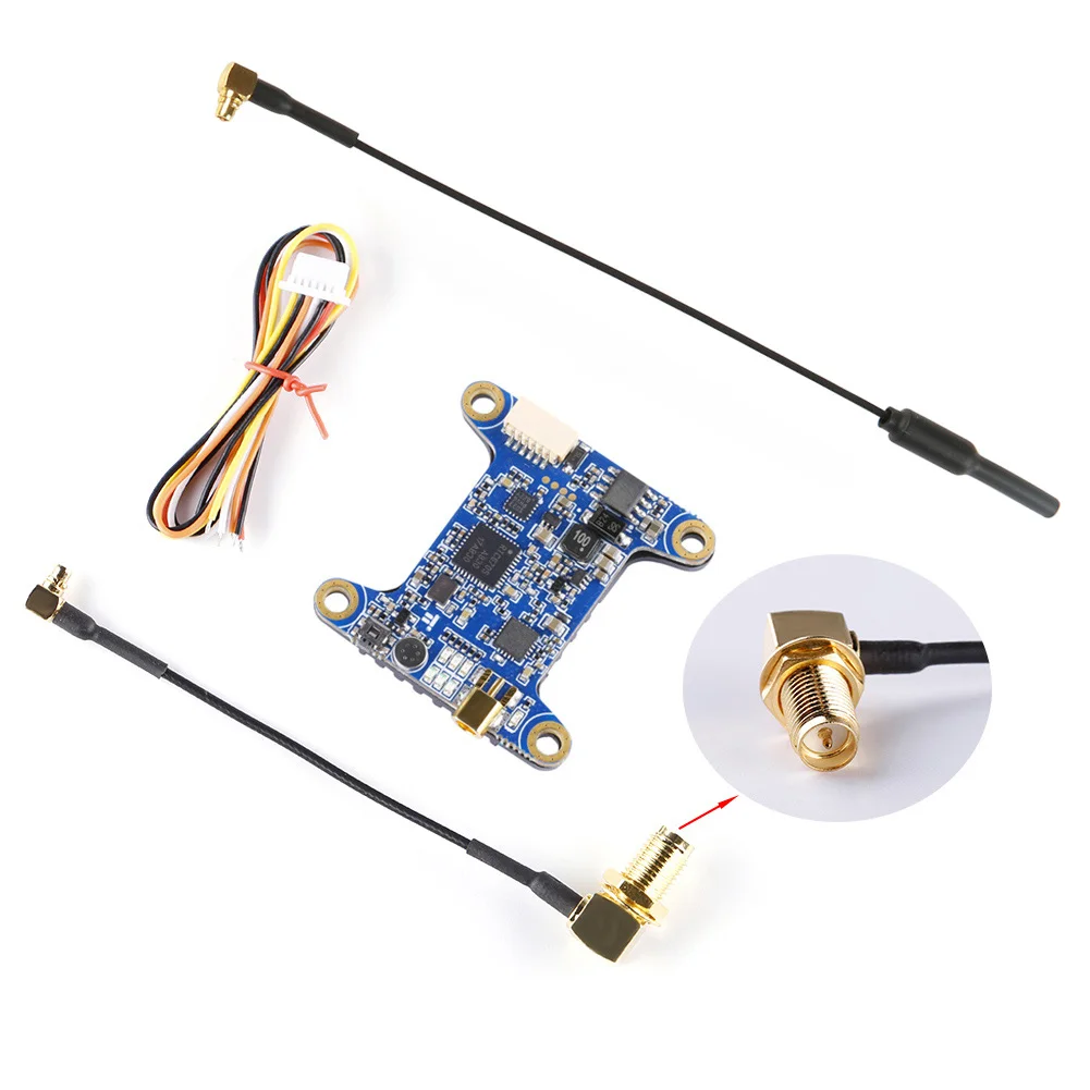 

Long Range Video Transmitter Parts With MMCX Switchable RC Drone Hobbies The Force 5.8G 1W Module Stable Built-in Self-check