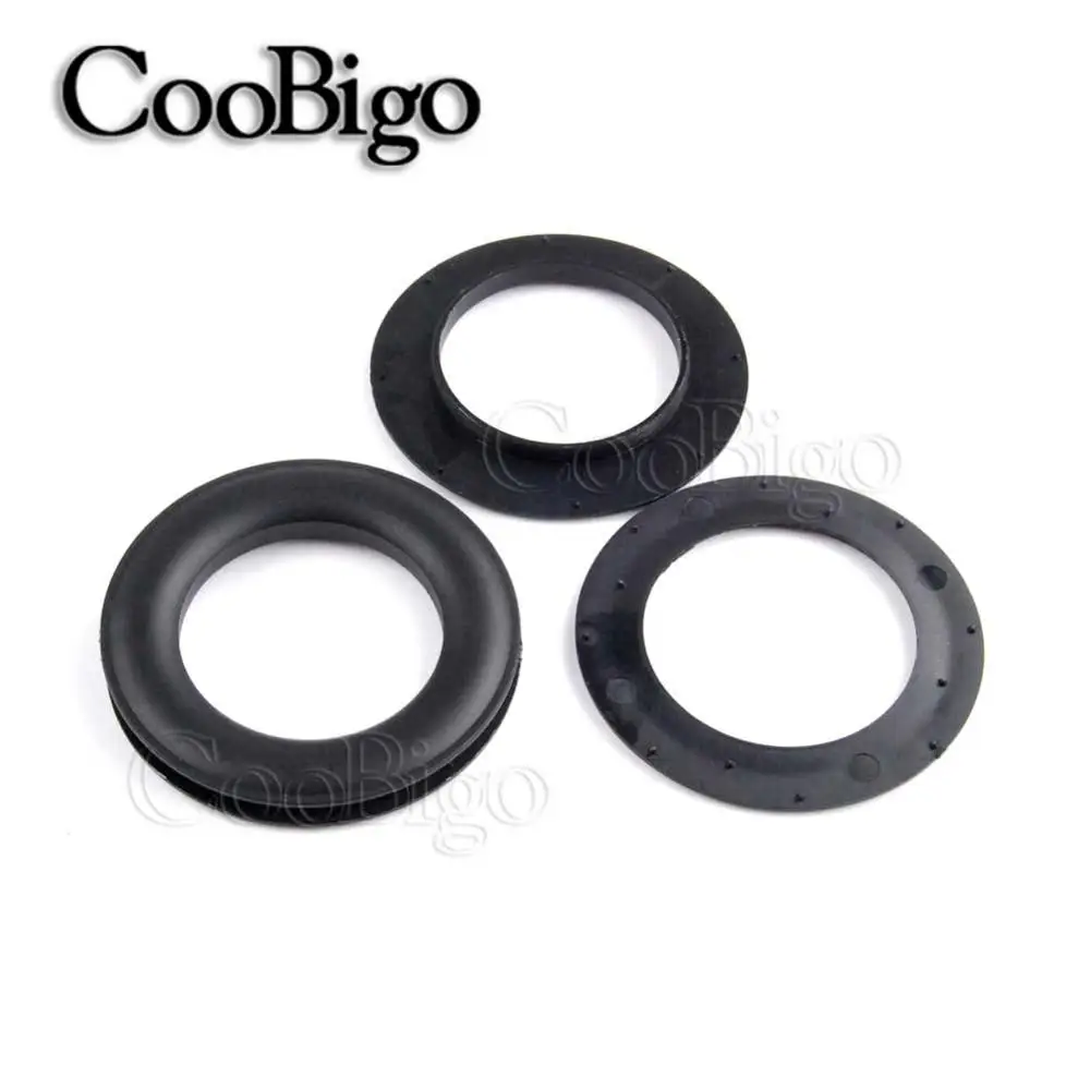 

50pcs Plastic Round Home Decoration Curtain Eyelet O Ring Clips For Bag Curtain Canvas Grommet Top Inner Size 38.5mm