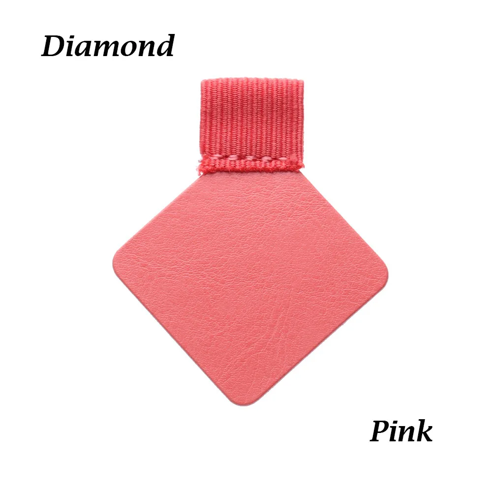 Pink Type 3 4 шт./компл. разноцветная ручка зажимы самоклеящаяся ручка держатель карандаш эластичная петля кожа самоклеящаяся офисные Тетрадь аксессуары - Цвет: Pink Type 3