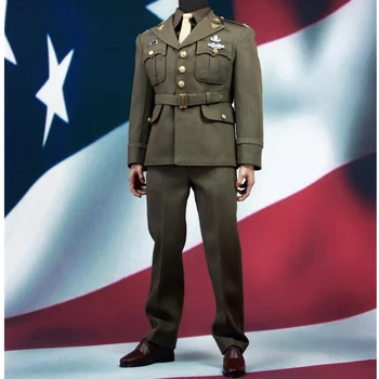 

1/6 Scale Figure Accessory Captain World War II Golden Age American Military uniform Fit 12" Action Figure Doll Body POPTOYS