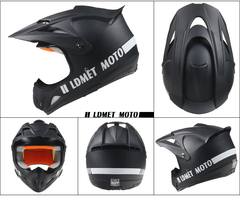 Мотоциклетный шлем для мотокросса, мотоциклетный шлем Casco de Moto, внедорожный шлем для спуска на гору, шлем в горошек, одобренный гоночный квадроцикл