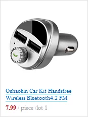 Ouhaobin 2.1A быстрое зарядное устройство двойной USB Автомобильное зарядное устройство ЖК-дисплей 12-24 в прикуриватель для телефонов для планшетов