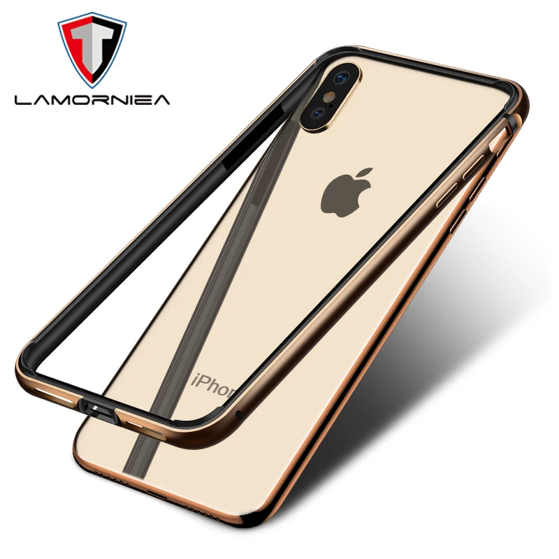 Алюминиевый бампер гибкий силиконовый чехол для iphone 11 Pro Max XS Max XR Роскошный Жесткий металлический каркас для iphone 6 7 8 Plus XS Max x 11