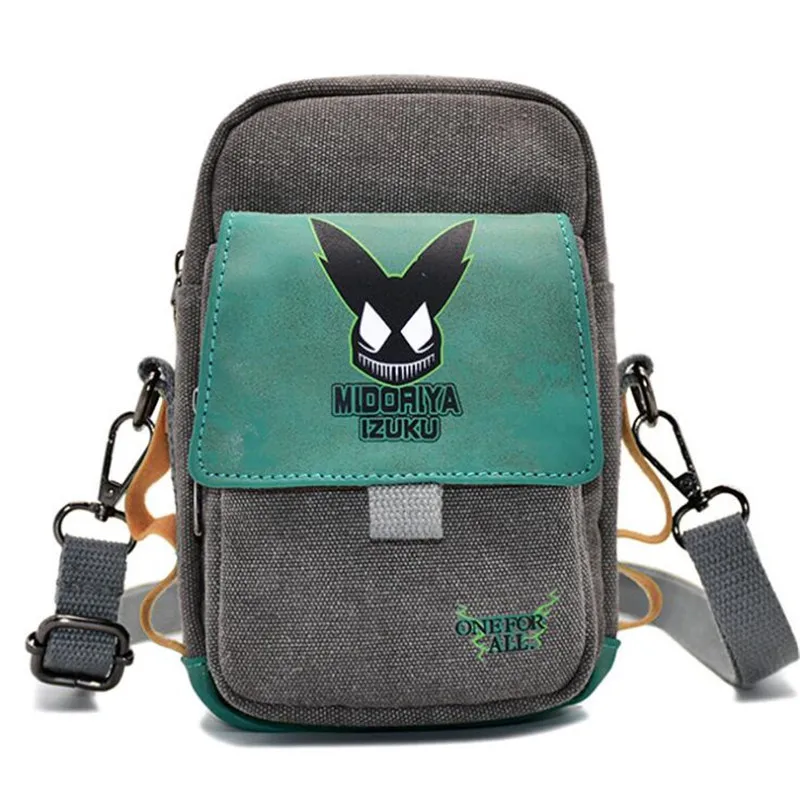 My Hero Academia Мультфильм аниме один кусок в стиле хауль Наруто Покемон Пикачу периферийный Печатный Рюкзак модная Горячая Распродажа сумка на плечо - Цвет: My Hero Academia