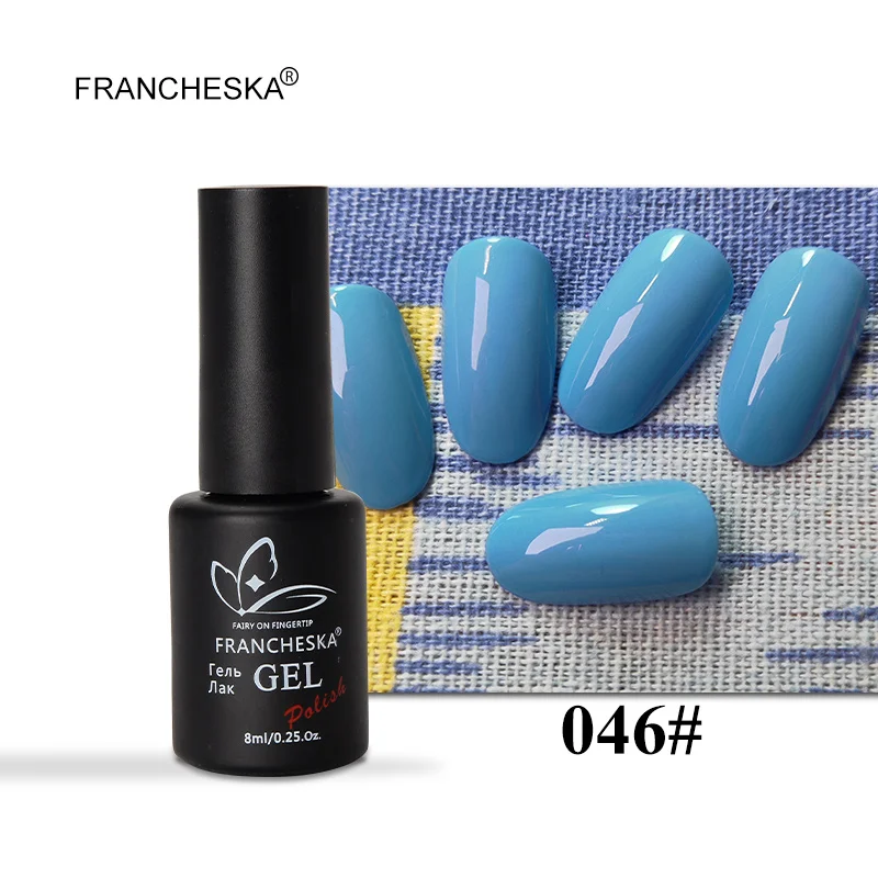 Francheska 046 Francheska цвет 01-40 гель лак для ногтей гель лак tirnak oje Гель-лак для ногтей unghie Светодиодный УФ стойкий замачиваемый Гель-лак - Цвет: Francheska 046