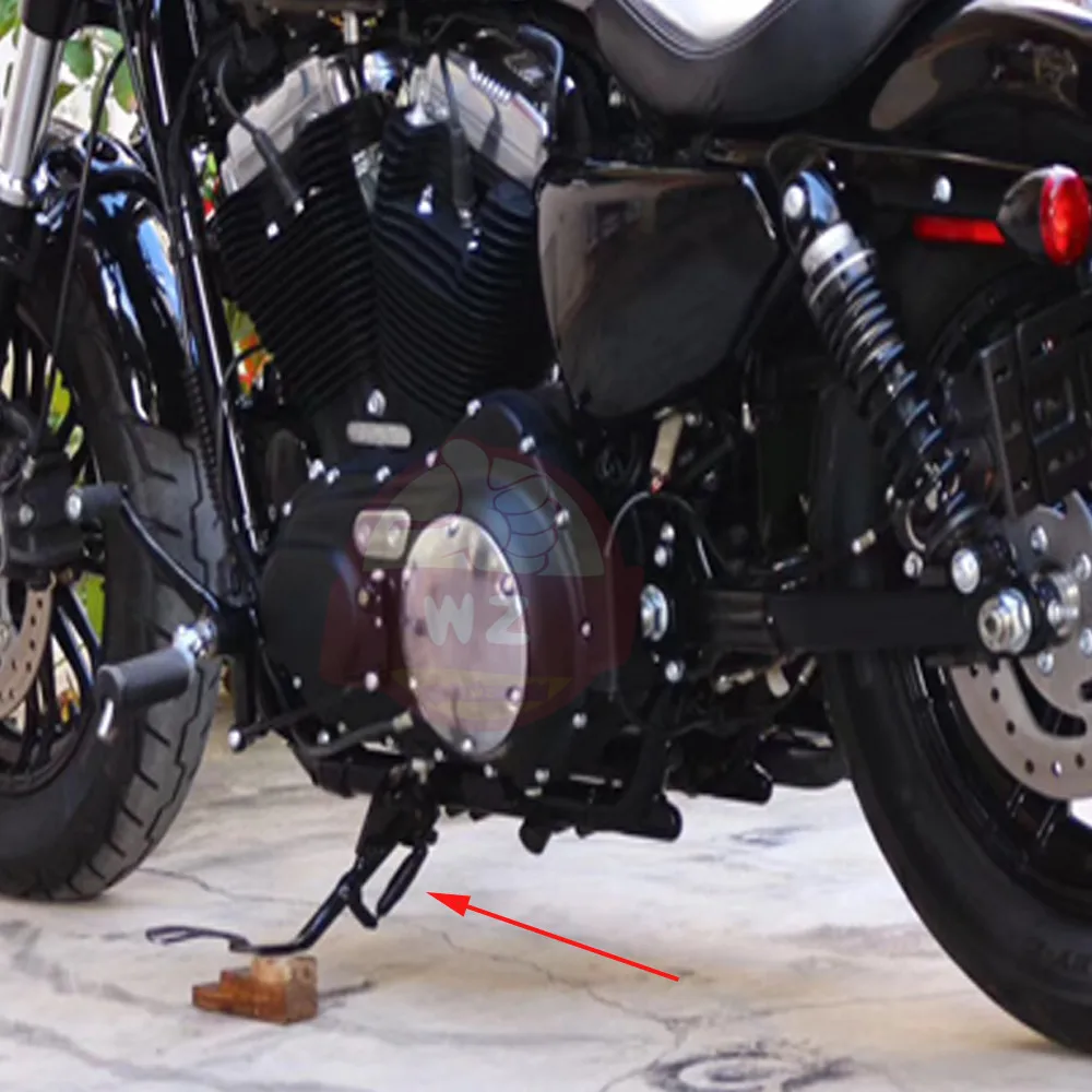 Мотоциклетная Весенняя подножка пружинная боковая Jiffy стойка Весна для Harley Davidson