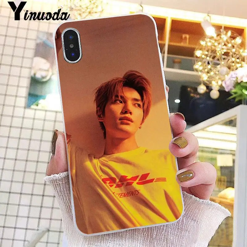 A2 Yinuoda KPOP корейский красивый мальчик NCT шаблон телефон чехол для iPhone 8 7 6 6S Plus X XS MAX 5 5S SE XR 10 Чехлы 11 pro max - Цвет: A2