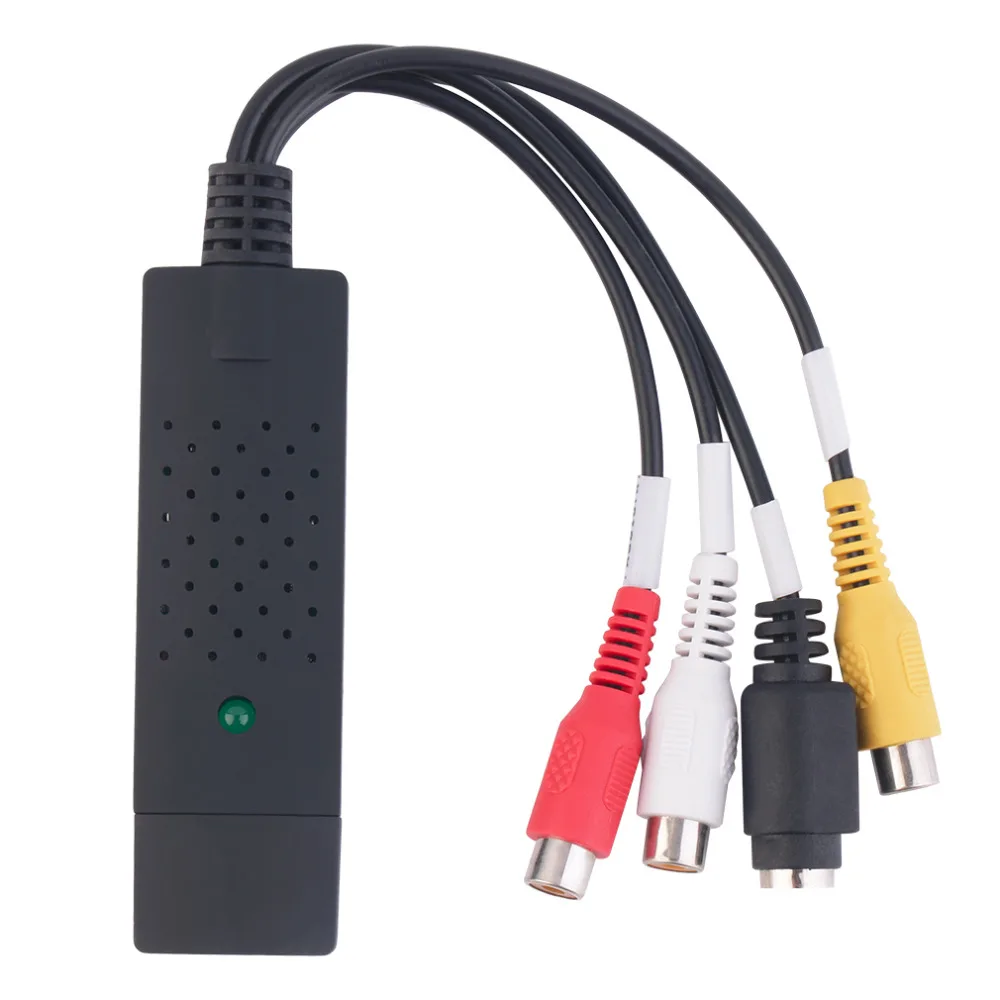 USB 2 0 адаптер для видеозаписи ПК ТВ аудио DVD DVR VHS высокое качество