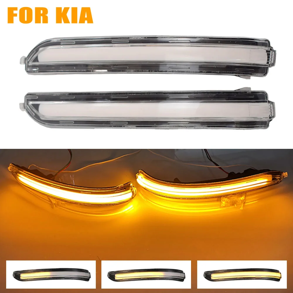 

2pcs High Quality Dynamic LED Turn Signal Light Mirror Indicator Blinker For Kia Forte K3 YD 2019 2020 Car Accessories
