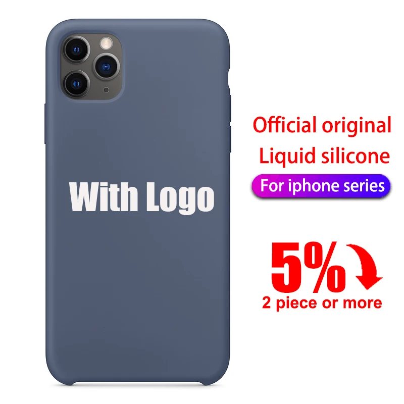With LOGO Original official Silicone Case For iPhone 11 pro max case For apple iphone x xr xs max 7 6 6s 8 plus se 2020 Cover With LOGO Original official Silicone Case For iPhone 11 pro max case For apple iphone x xr xs max 7 6 6s 8 plus se 2020 Cover