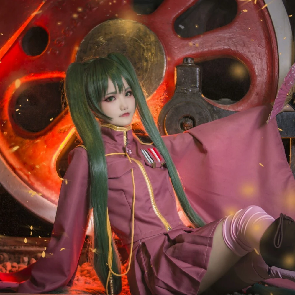 Vocaloid Hatsune Miku Senbonzakura кимоно Униформа платье наряд аниме костюмы для косплея весь комплект