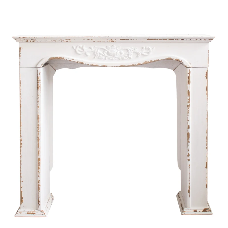 Armadietto Camino Decorativo Bianco – 107x18x100 Cm, 3 Ripiani, MDF Laccato, Per Caminetti Elettrici E Candele