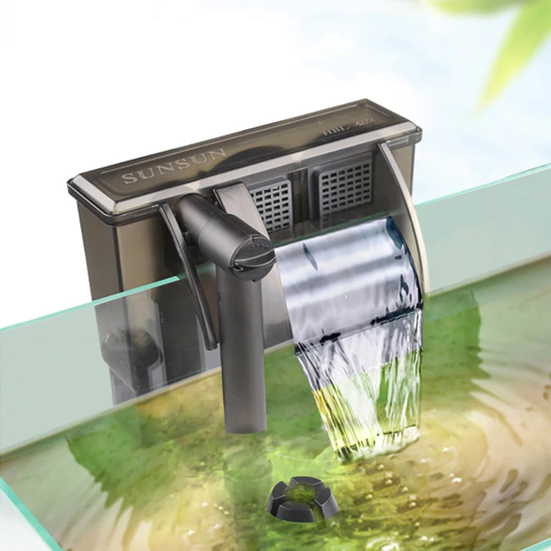 SUNSUN HBL301 HBL 501 701 Fish Tank Biochemical Filter 3 в 1 настенный фильтр водопада|Фильтры и