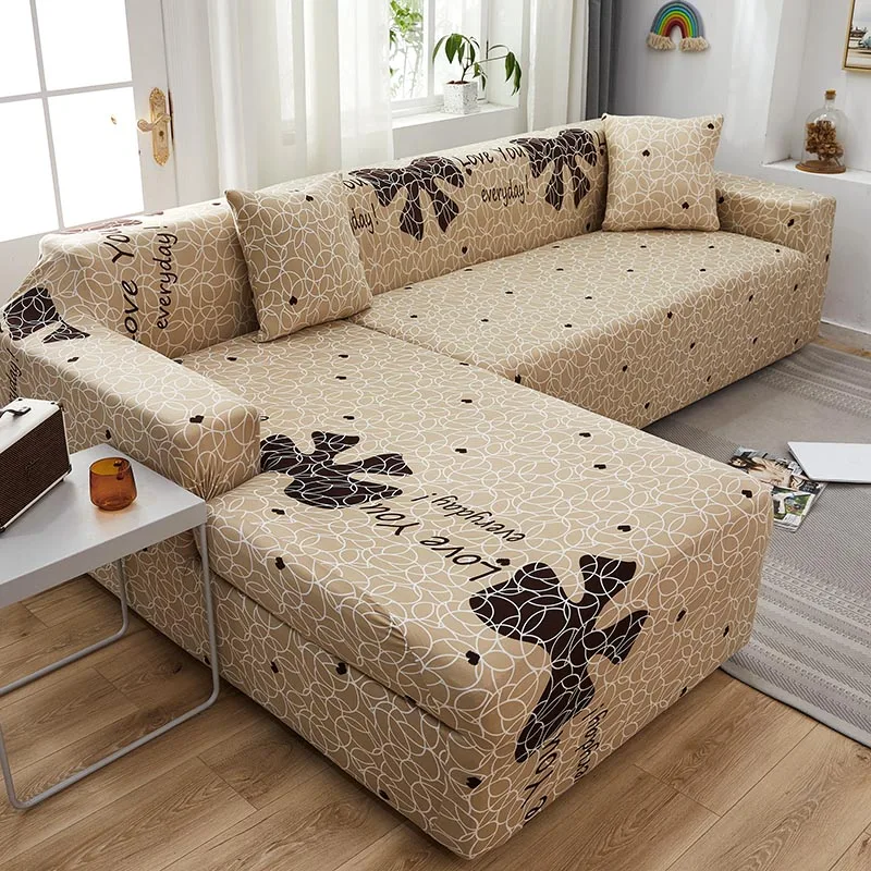 Stretch Sofa Covers Sectional Elastic Sofa Cover for Living Room Couch Cover Slipcovers Single/Two/Three/Four Seat 0039