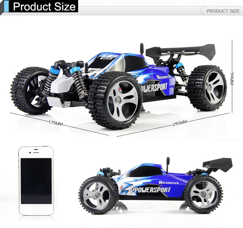 Wltoys A959 машинка с дистанционным управлением 390 щеточный мотор высокая скорость 50 км/ч 1:18 полноразмерная 4D 2,4G RC машина для скалолазания на стену высокая скорость