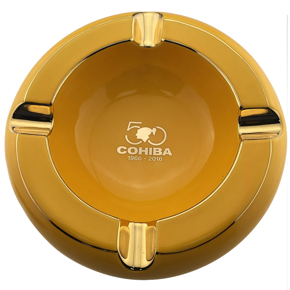 Круглая пепельница для сигар портативный керамический дорожный держатель 4