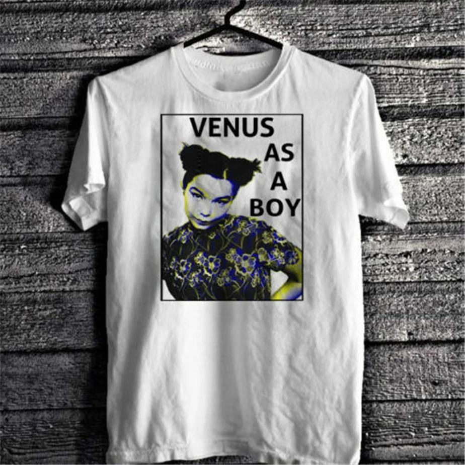 Bjork T-Shirt 80'S Indie Punk Electro Retro Mens Poster Venus Music Concert Brand Clothing Tee Shirt | Мужская одежда