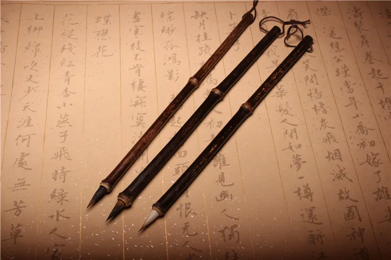 Cabelo de Coelho Fornecimento de Escritório Tradicional Caligrafia Chinesa Escrita Escova Prática Pequeno Script Regular 9 escova escrita escrita prática escova pequeno script