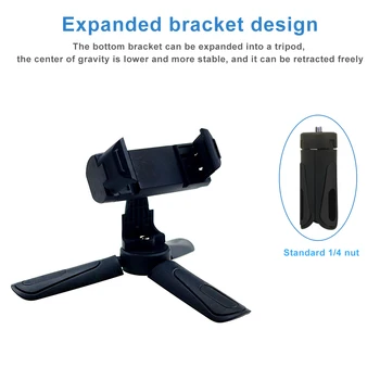 

Phone Holder 360 Degree Rotation Angle Of View Multifunctional Lazy Desktop Mobile Phone Bracket Plastic Made Triangle Bracket