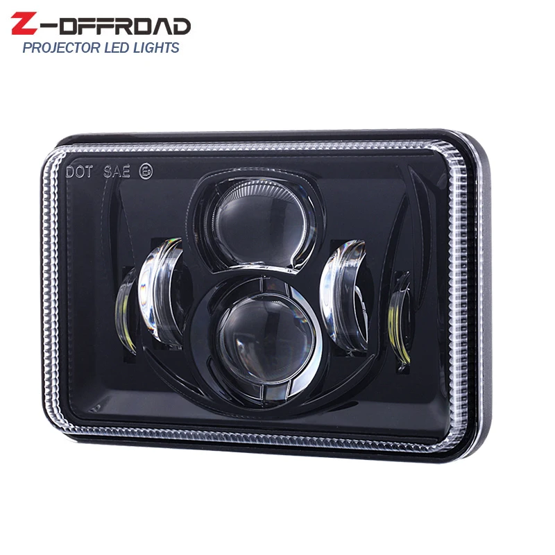 Фары для грузовиков 4x6 дюймов LED 12V 24V H4 Plug & play фары запасная фара FREIGHTLINER FLD120 112 FLD