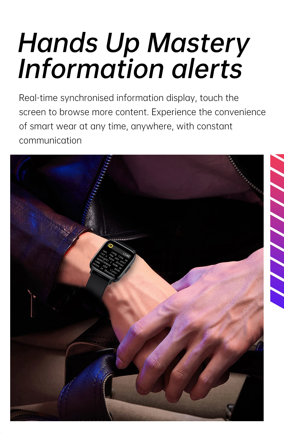 2021 New Smart Watch Men 1.69 inch Screen Bluetooth Answer/Dial Call Custom Dial 24 Hours Heart Rate Tracker Women Smartwatch