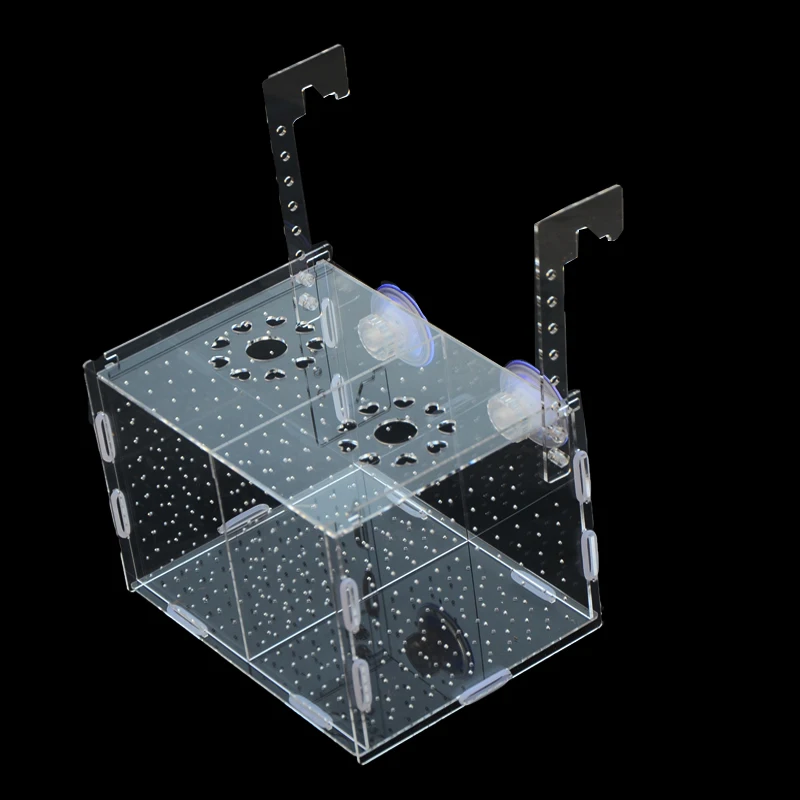 

Acrylic Fish Tank Isolation Box Large Size Fish Fry Breeding Box Transparent Isolation Box Aquarium Supplies 40x20x20cm