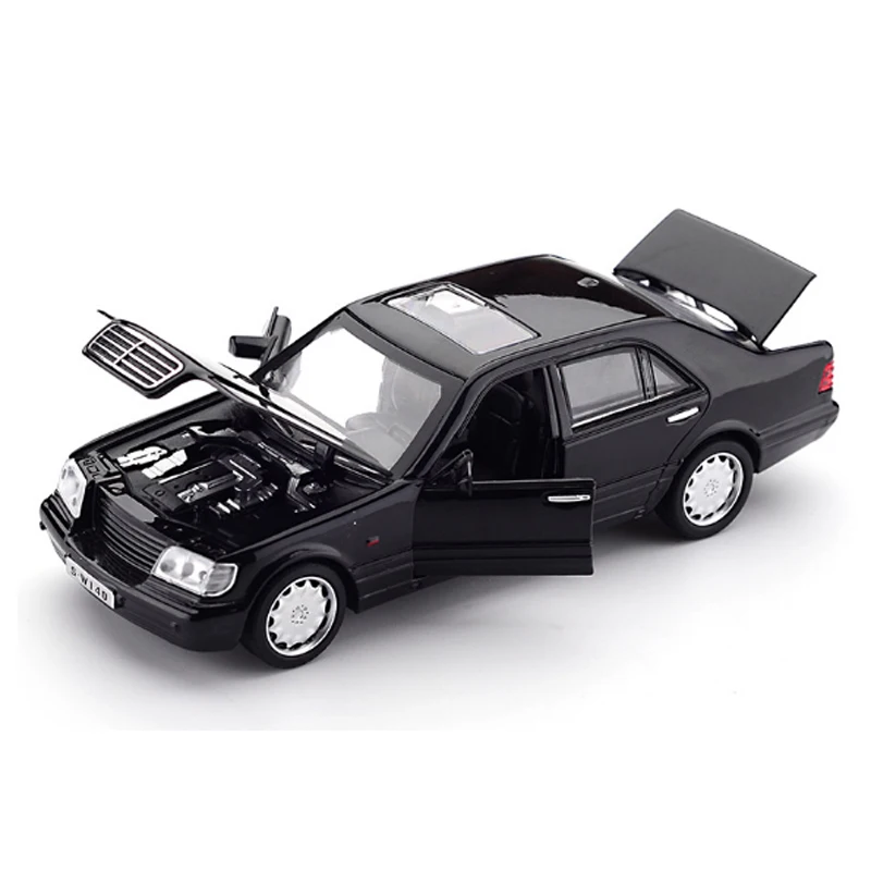 KIDAMI 1:32 Модель Автомобиля AMG W140 звусветильник лампа игрушка автомобиль модель
