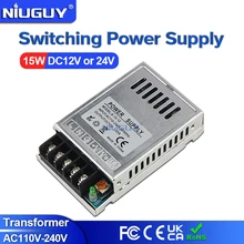 

Switching Power Supply DC 12V 24V 15W Lighting Transformer AC 110-240V Source Adapter For LED Strips