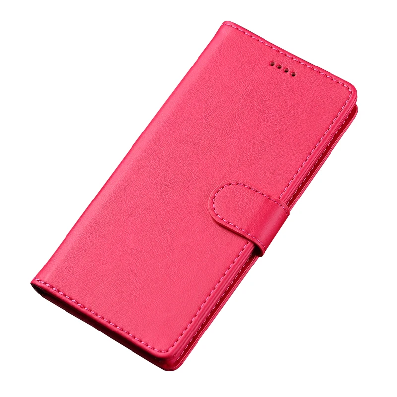 Rose Red Чехол s для Xiaomi Redmi Note 7 Pro, чехол, Роскошный кошелек, подставка, магнит, флип, простые кожаные сумки на Xiomi Redmi note 7 pro, чехол - Цвет: Rose Red