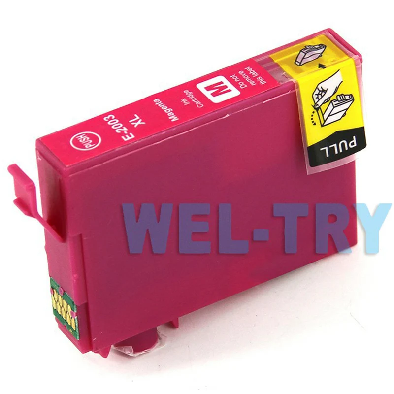 T2001 T2002 T2003 T2004 T200XL патрон чернил для принтера EPSON XP-100 200 300 310 314 400 410 WF-2510 2520 2530 2540, полный набор чернил с чипами