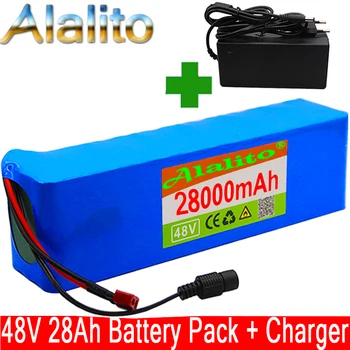 

48v lithium ion battery 48v 28Ah 1000w 13S3P Lithium ion Battery Pack For 54.6v E-bike Electric bicycle Scooter with BMS+charger