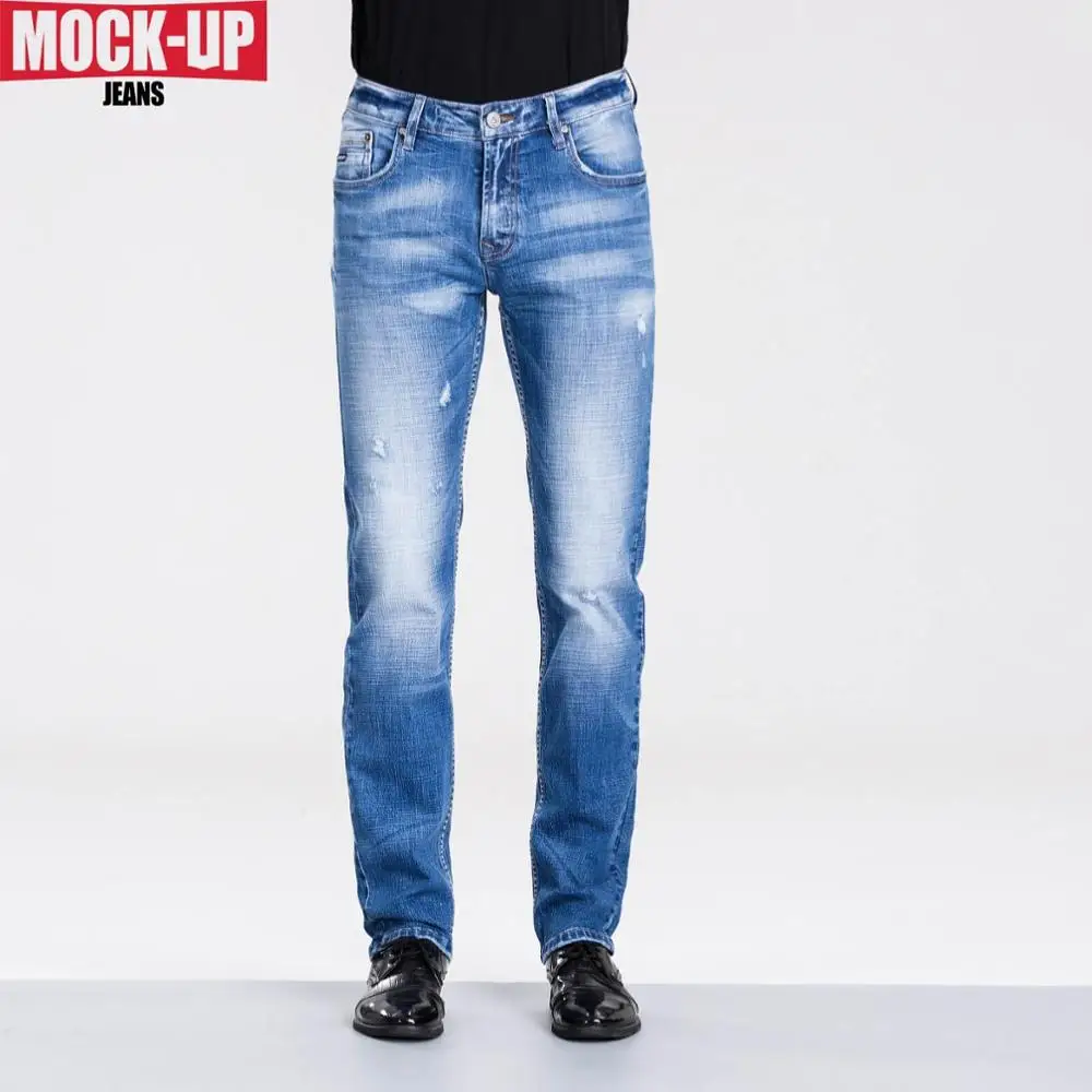 Mock Up бренд MDZ619 новые модные джинсовые штаны Dsq2 хип Fit джинсы мужские повседневные байкерские джинсовые джинсы Горячая Распродажа синего цвета размера плюс