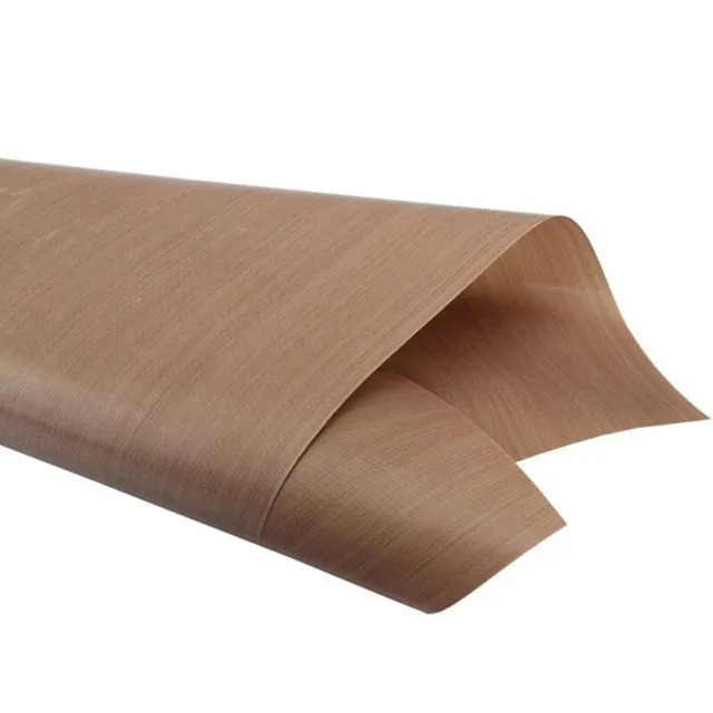 Многоразовый коврик для выпечки термостойкий тефлоновый лист для выпечки клееная бумага термостойкая подкладка антипригарная для наружного барбекю - Цвет: 60x40Brown