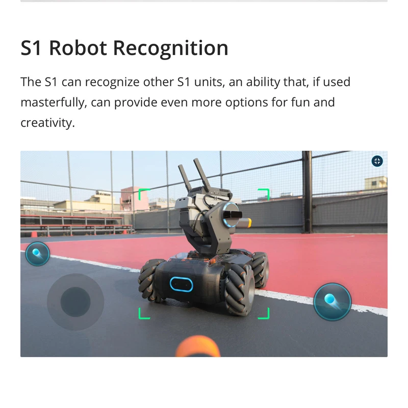 DJI RoboMaster S1 AI Интеллектуальный Обучающий робот с функцией программирования игрушечный танк DJI умный автомобиль с дистанционным управлением