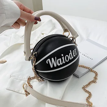 

Female Basketball Pu Leather Crossbody Bags For Women 2020 Tote Shoulder Messenger Bag Ladie Hand Sling Luxury Handbags Designer