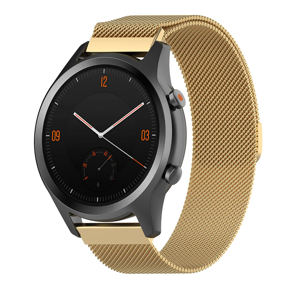 Металлический браслет для Tic Watch C2, магнитный Миланский ремешок для часов 18 мм, 20 мм, ремешок для Ticwatch C2, ремешок на запястье