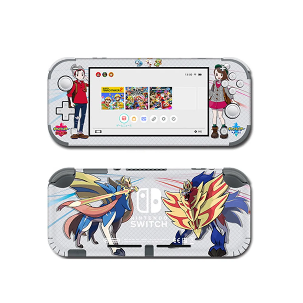 Накладка для защиты кожи для nintendo Lite Mini NS аксессуары Защитная пленка для Pokemon Sword/Shield - Цвет: 4