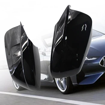 

Rear View Mirror Covers Door Side Mirror Caps 51167216369 51167216370 Replacement for F10 F18 2010-2013 1 Pair