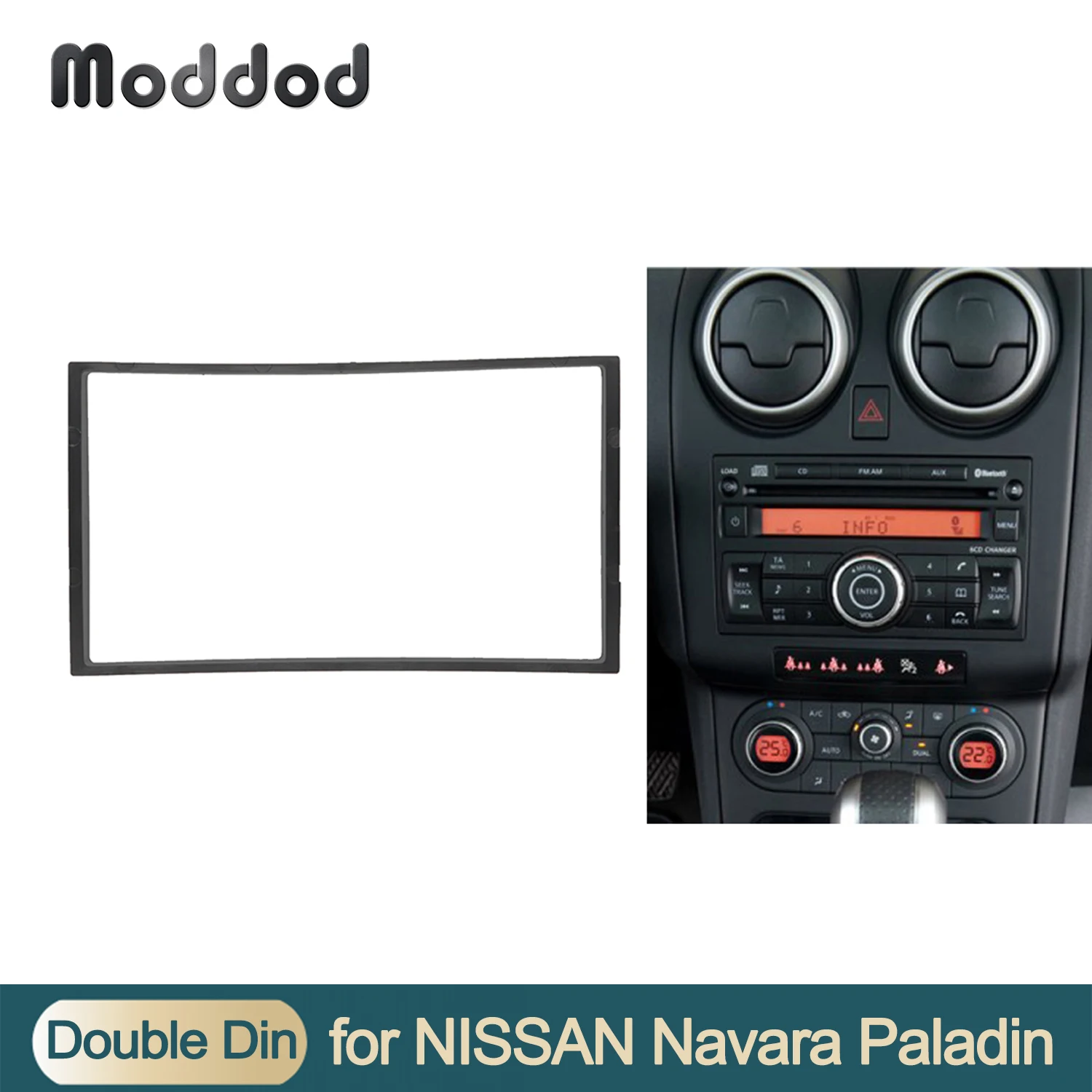 

Для NISSAN Paladin 2003 +; Xterra 2001-2004 Радио DVD стерео панель приборная панель двойная Din Fascia установить комплект отделки лица объемная рамка