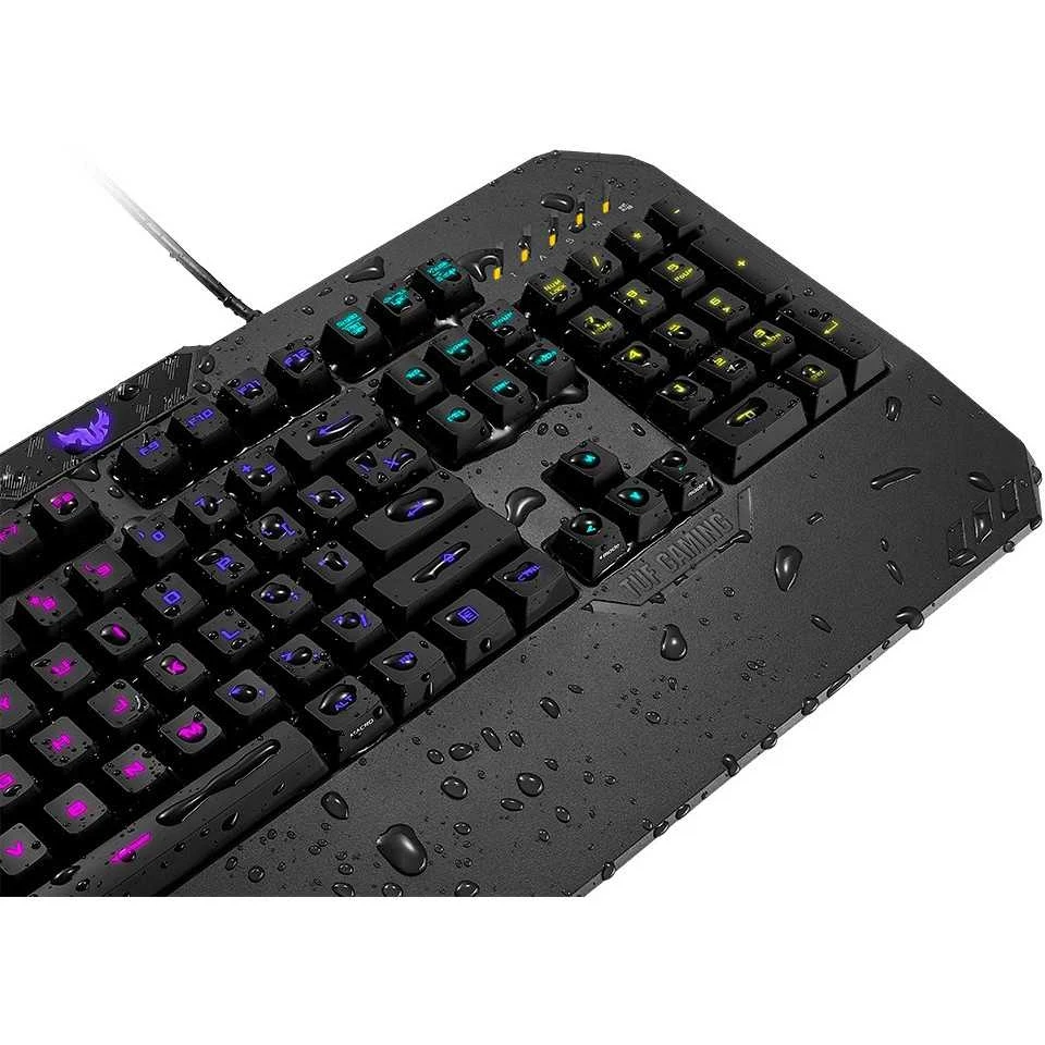 Клавиатура Asus TUF Gaming K5 механическая черный USB Multimedia for gamer LED