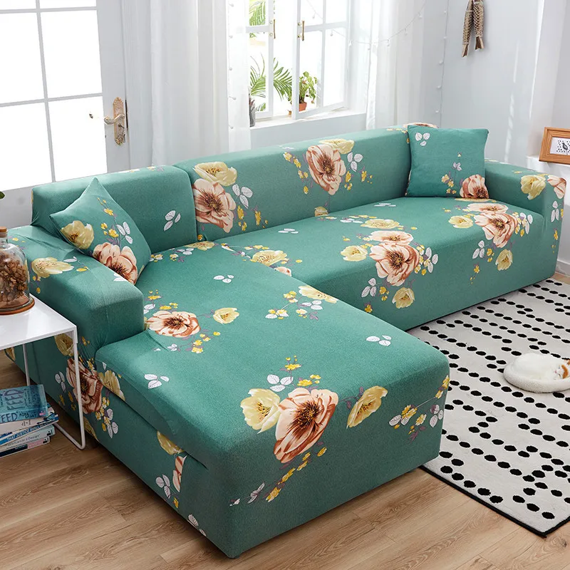 Эластичные Чехлы секционные эластичные чехлы для диванов диван в гостиной покрытие L форма покрывало на кресло один/два/три сиденья - Цвет: 19