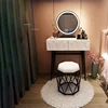 Nordic Bedroom Dressing Table Hotel Storage Cabinet Dormitory Dressers Modern Minimalist Small Apartment Makeup Table with Lamp ► Photo 1/6