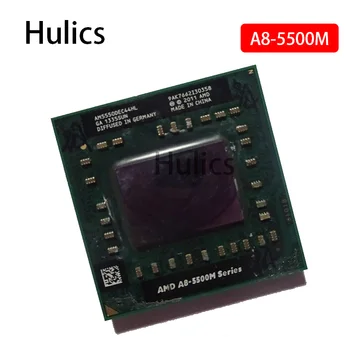 

Hulics Original Amd Laptop CPU A8 5500M series A8-5550M A8 5550M AM5550DEC44HL Socket FS1 CPU 4M Cache/2.1GHz/Quad-Core Notebook